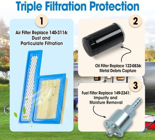 Tune Up Kit Fit for Onan RV QG 5500 7000 Marquis Gold Platinum EFI HGJAA