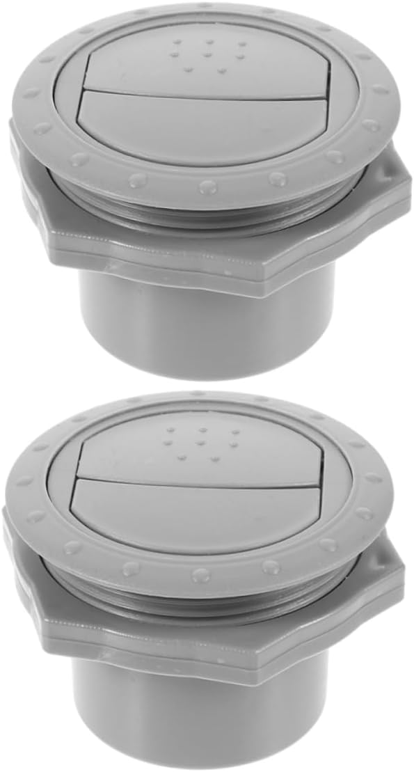 Cabilock 2pcs Air Conditioning Outlet Small Vent Return Adjustable Air Vent
