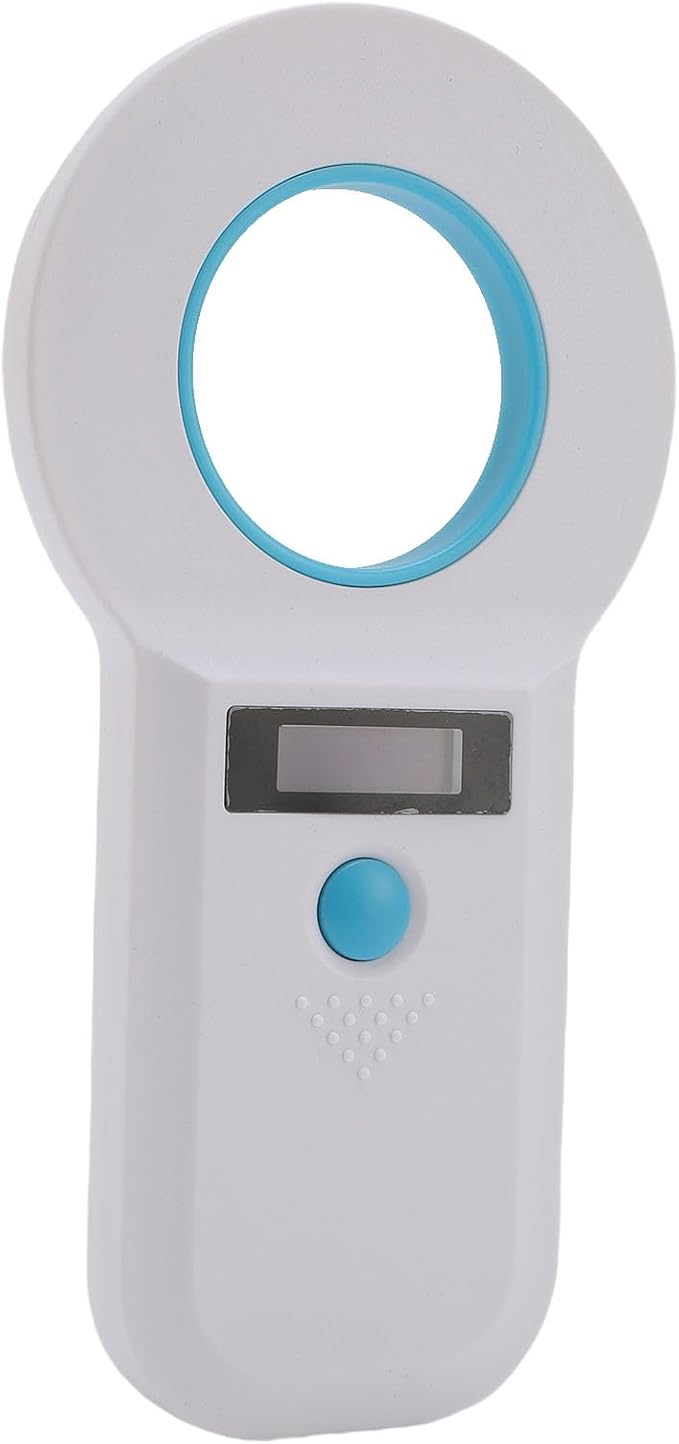15 Digits Pet Chip Reader USB Connectivity Supports FDX B for EMID Double Frequency Pet Identification Ideal for OntheGo Scanning (White)