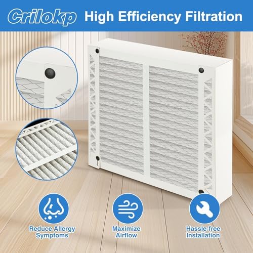 2 Pack 310 Replacement Filter Compatible with AprilAire Whole House Air Purifiers Model 1310 2310 3310 4300,Size:20x20x4(19.5" x 19.5" x 3.77") MERV 11 Pleated HVAC AC Furnace Filter
