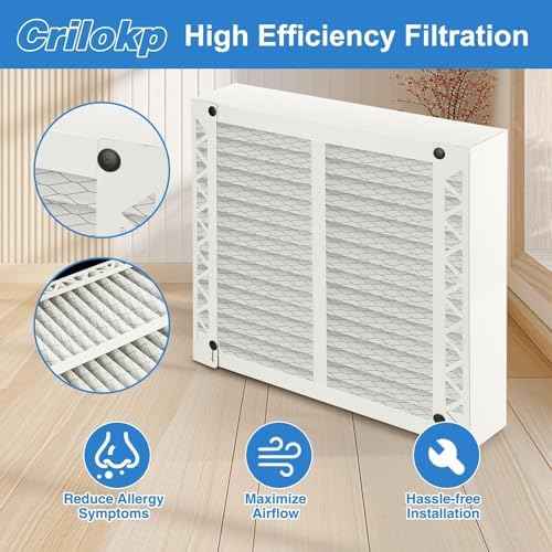2 Pack 410 Replacement Filter Compatible with AprilAire Whole House Air Purifiers Model 1410, 1610, 2410, 2416, 3410, 4400, Size:16x25x4(15.5" x 27.36" x 3.77") MERV 11 Pleated HVAC AC Furnace Filter