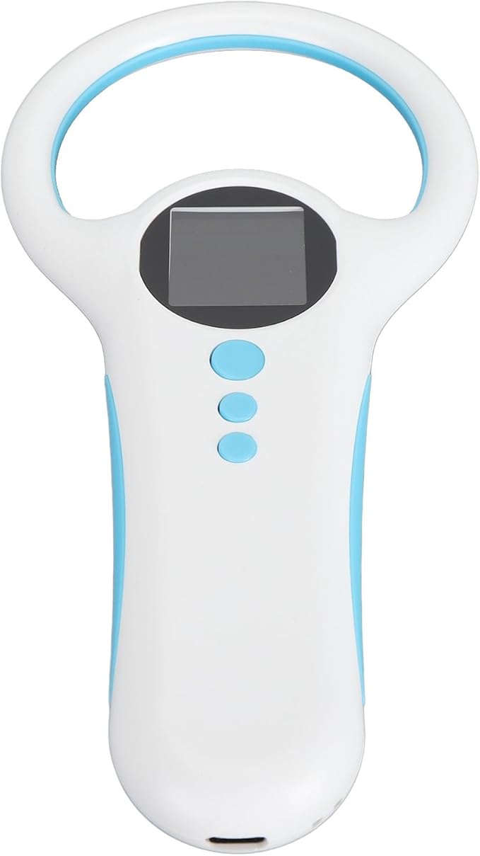 SUNGOOYUE Animal Microchip Reader, Portable Pet Microchip Scanner with Bluetooth 2.4G USB 3 Modes, 1.44 Inch TFT LCD Screen, 500 Labels Storage, for FDX B EMID ISO11784 11785