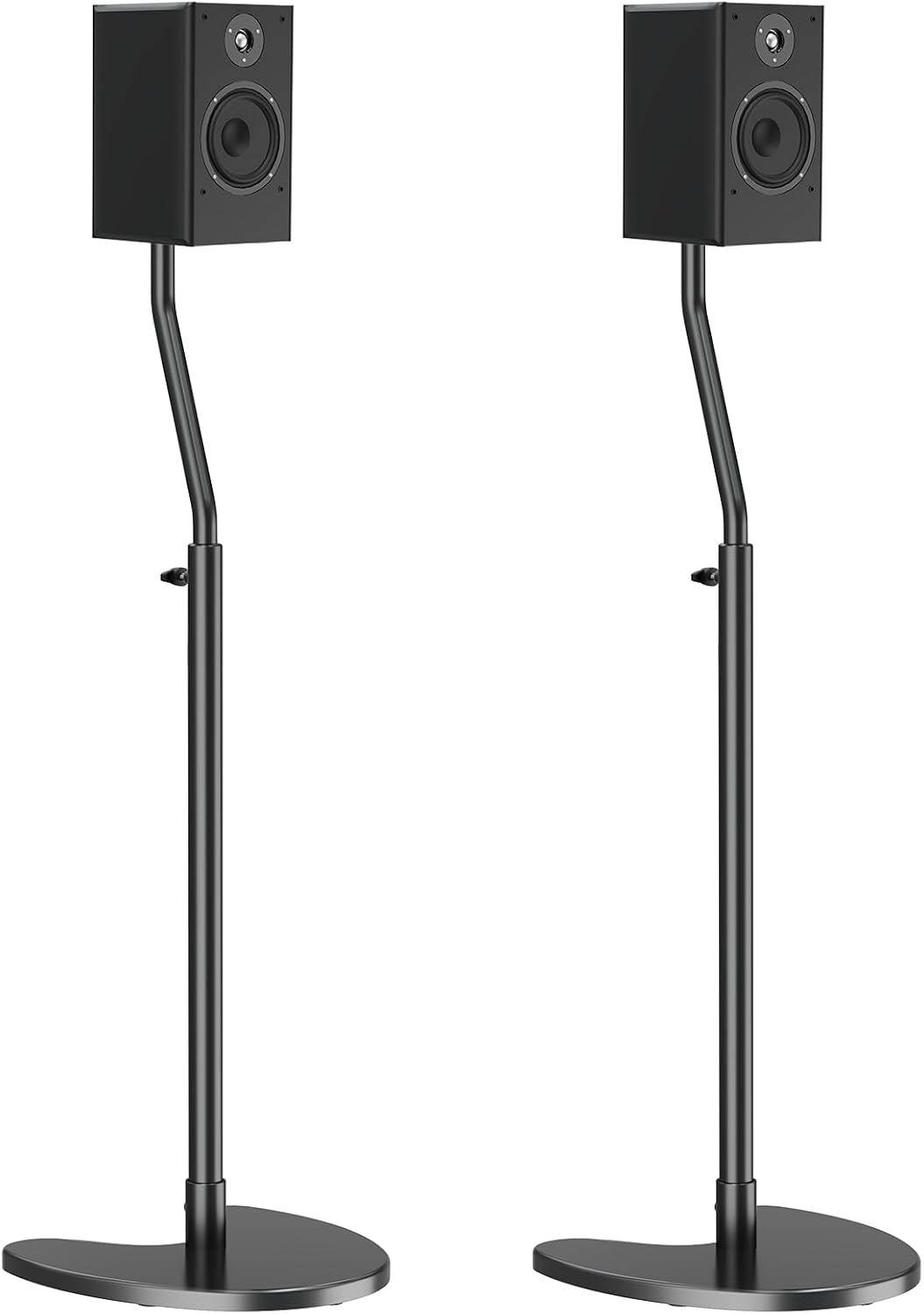 Mounting Dream Height Adjustable Speaker Stands, One Pair Floor Stands