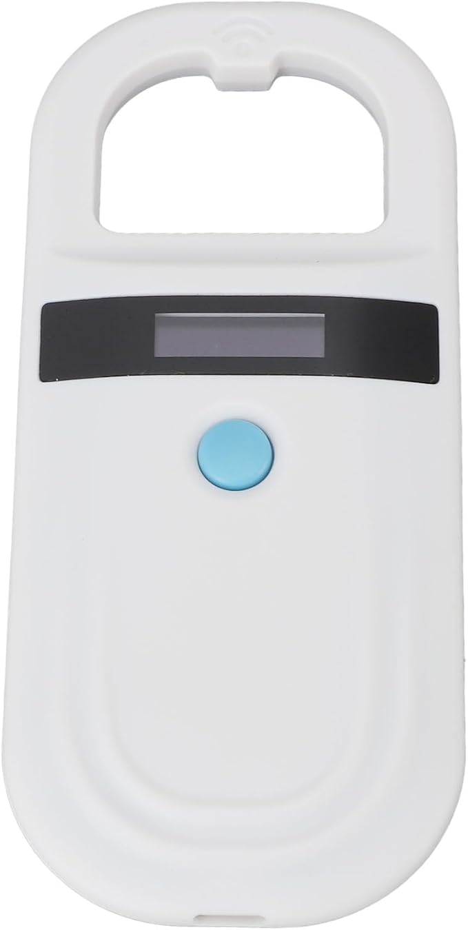 Pet Microchip Reader Portable Rechargeable Animal ID Tag Scanner for Poultry Cow Dog Cat Sheep - Efficient Identification Technology, Lightweight Design for Outdoor Use