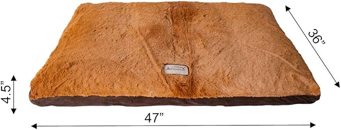 Armarkat Brown Pet Bed, 47-Inch by 36-Inch by 5-Inch