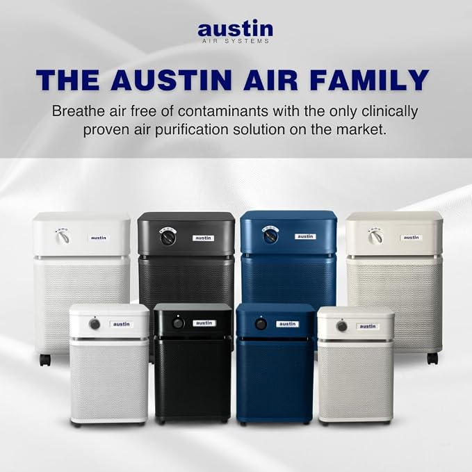 Austin Air HealthMate Plus Standard Air Purifier Midnight Blue