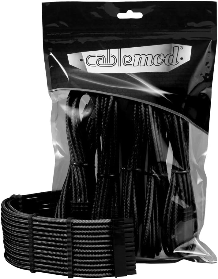CableMod Pro ModMesh Sleeved Cable Extension Kit (Black)