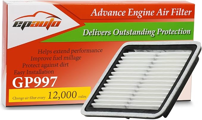 EPAuto GP997 Panel Engine Air Filter, Compatible