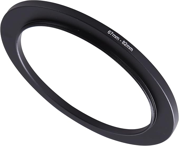67-82mm Step-Up Ring Adapter, 67mm to 82mm Step Up Filter Ring