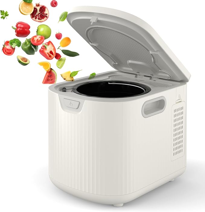 2.5L Electric Composter Countertop, 3 Modes Kitchen Smart Compost Bin
