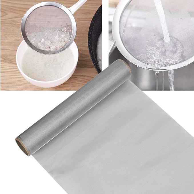 Stainless Steel Woven Wire Mesh, 304 100 Mesh Filter Screen Sheet