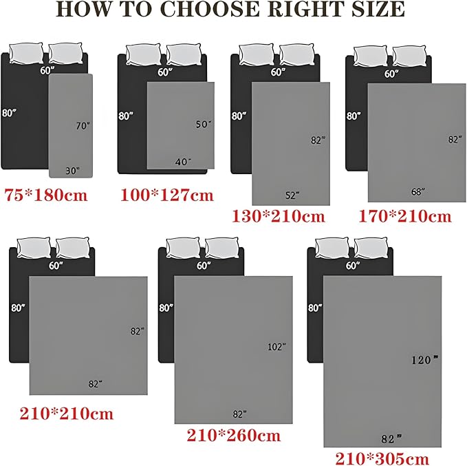 Waterproof Dog Bed Cover Pet Blanket, Soft Pet Couch Covers for Sofa Washable, Bed Couch Sofa Furniture Protector for Puppy Cat Kids (Grey,210 * 210 CM)