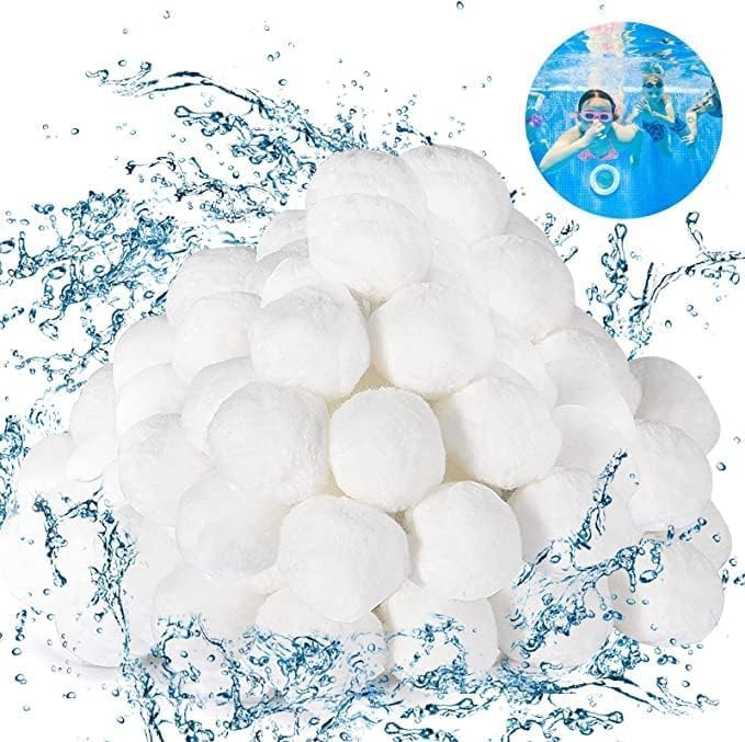 3 lbs Pool Filter Balls Eco-Friendly Fiber Filter Media