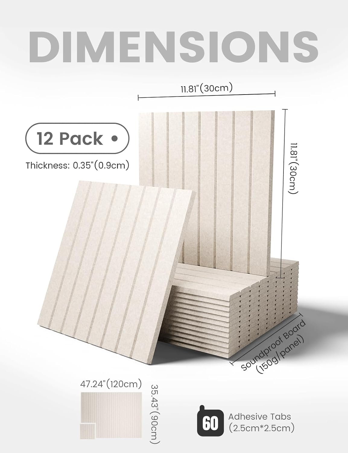 Fluxynara Felt Bulletin Board & Cork Board Alternative 48'' x 36''