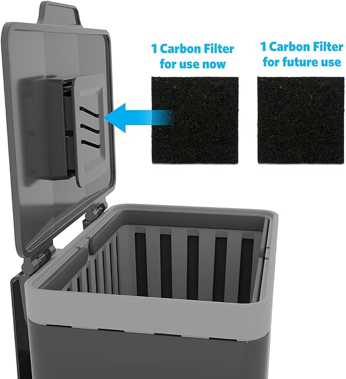 Glad Compost Bin for Kitchen, 1.5 Gallon | Plastic Container