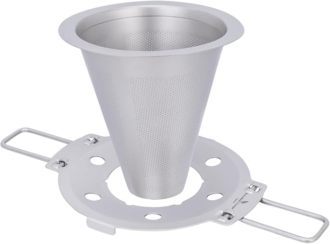 iBasingo Titanium Coffee Filter Pour Over Coffee Dripper