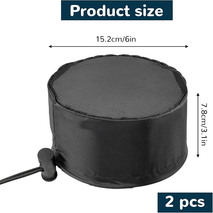 2Pcs 6 Inch Grow Tent Vent Cover Filter, Duct Filter Net