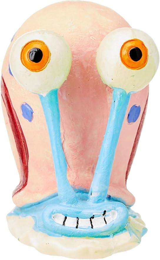 Spongebob Penn-Plax Spongebob Squarepants' Gary The Snail - Large Resin Aquarium Ornament (SBR22) Add a Little Bikini Bottom Decor to Your Tank,Multicolor,3"