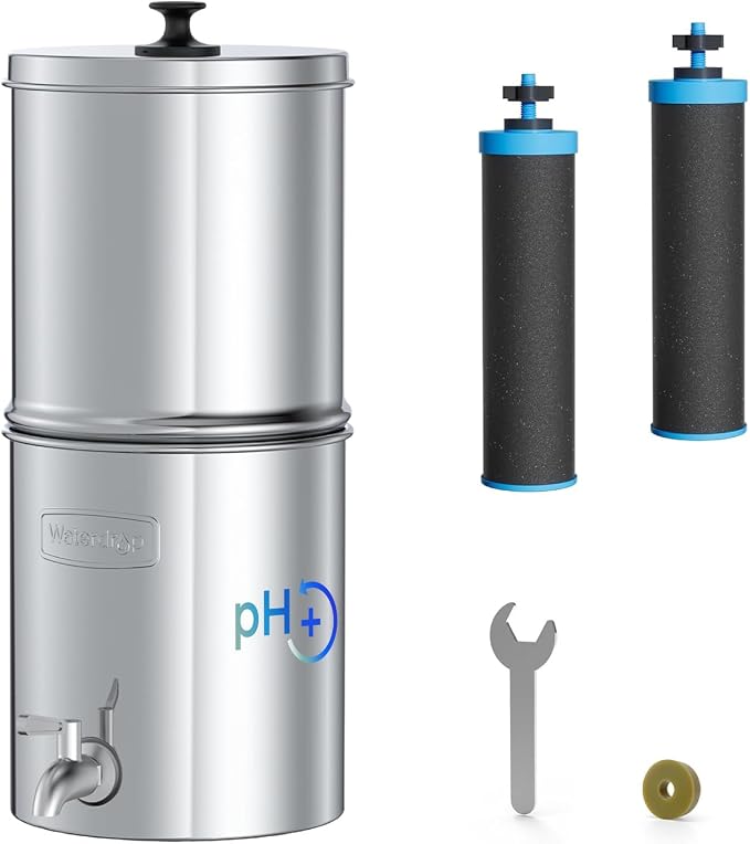 Waterdrop Gravity-fed Water Filter System, Increase PH,