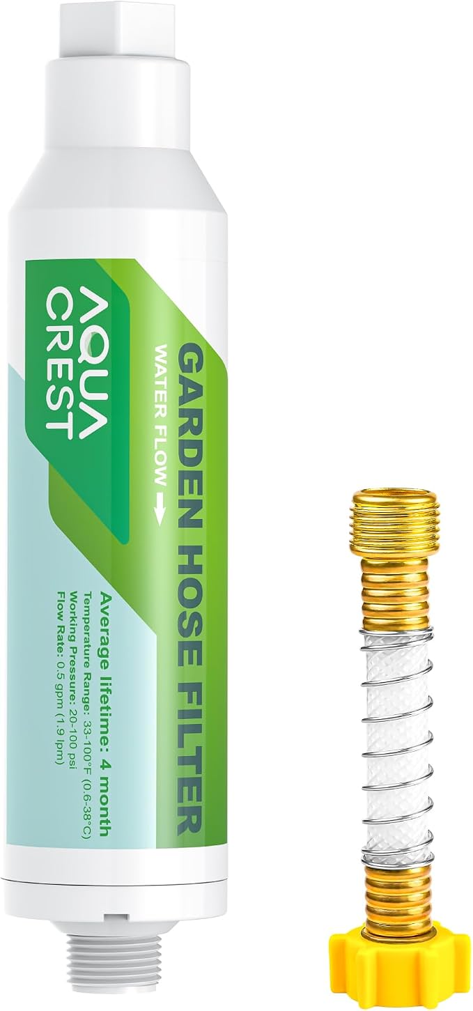AQUACREST Garden Hose Water Filter