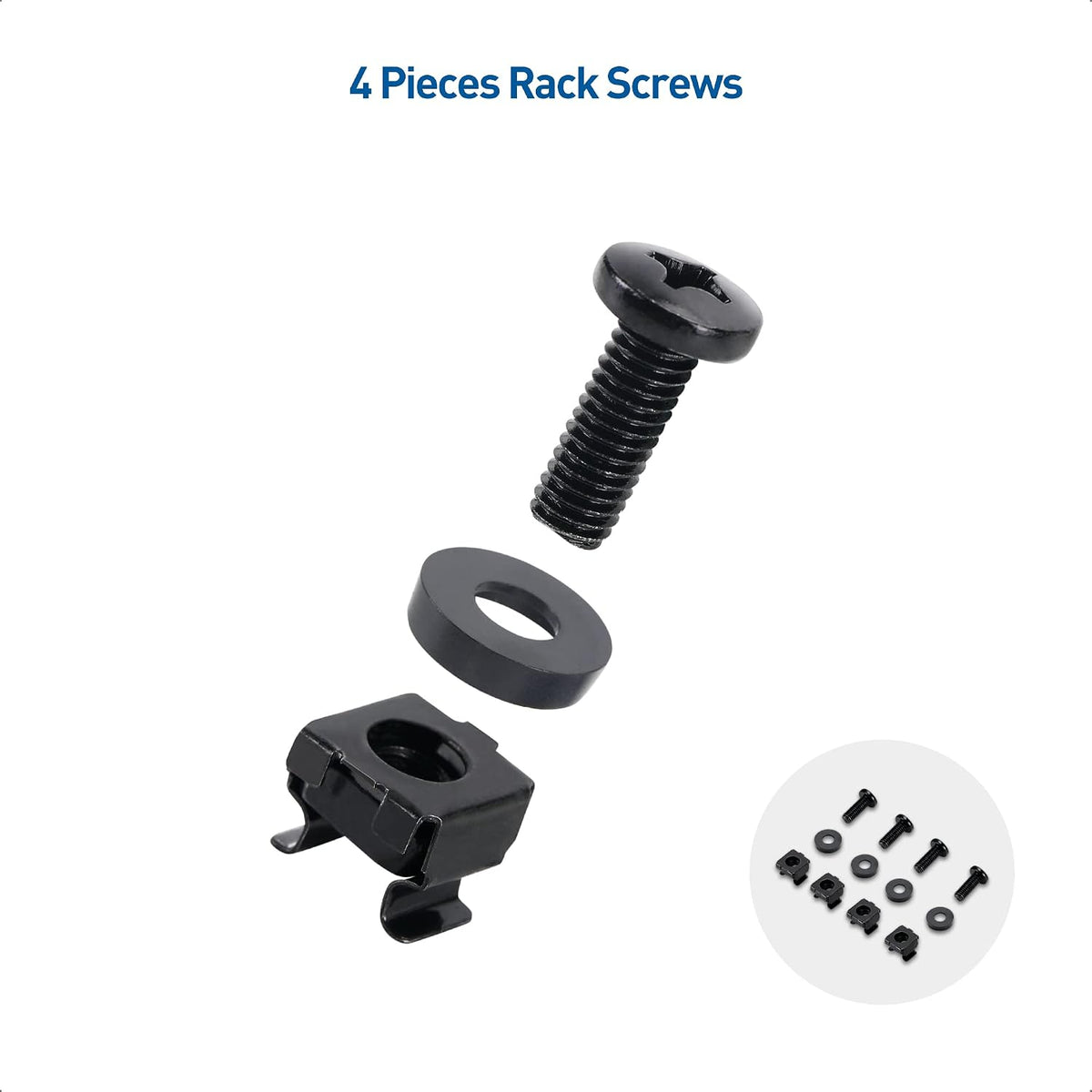 [Enhanced] Cable Matters Max 170 lbs 19-inch Vertical 1U Wall Rack Bracket