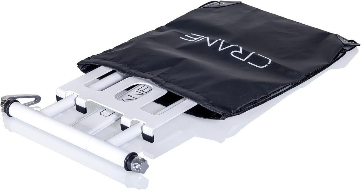 Plus Universal DJ Stand for Laptops, Tablets and Controllers with Nylon Carry Bag, White