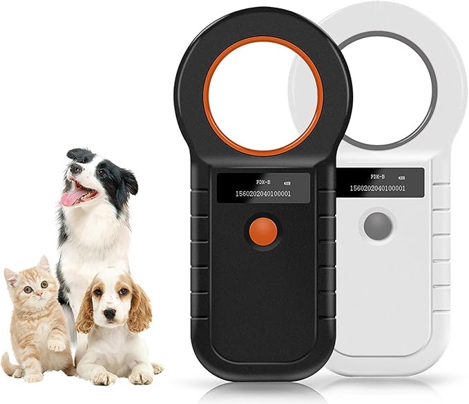Animal Microchip Reader, Horse Cattle Pets Cat Dog ID Chip Reader Scanner with Display Screen