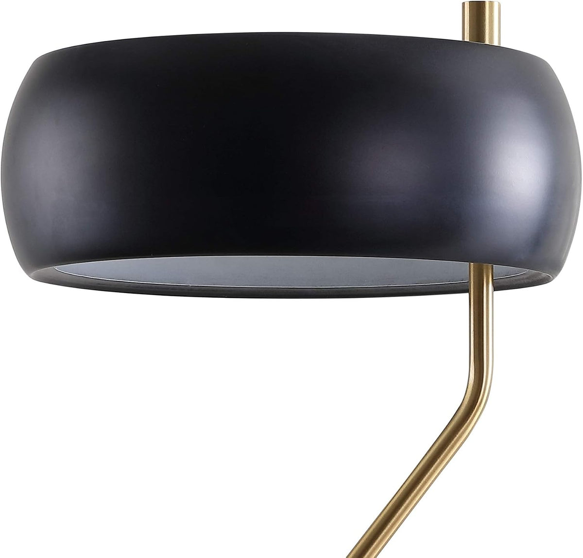 JONATHAN Y Oskar Desk Lamp Mid-Century Modern Task 22.5", Black/Brass Gold