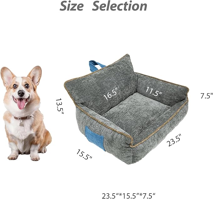 Medium Bed Dog,Calming Dog Bed,Dog Bed Medium Size Dog,Waterproof,M(23.5"x15.5"x13.5")