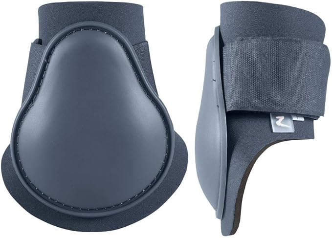 HORZE Protective Lightweight Adjustable Horse Fetlock Boots (Sold in Pairs) - Dark Dark Blue - Pony