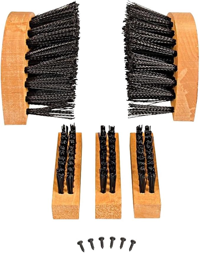 Scrusher Deluxe Boot Cleaner Replacement Brush Set