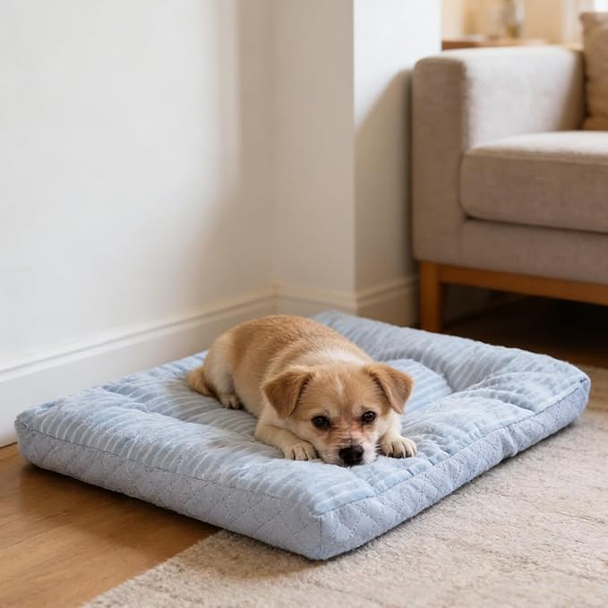 Dog Bed,pet Beds & Furniture,Machine-Washable Cushion for Dogs and Cats,Suitable for Dogs, Floor Furniture Use Grey M