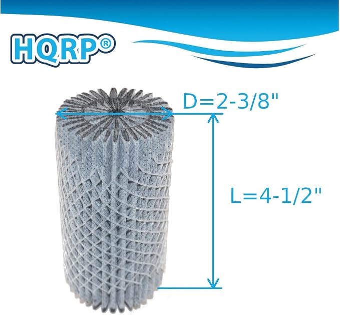 HQRP 2-pack Refrigerator Air Filter compatible