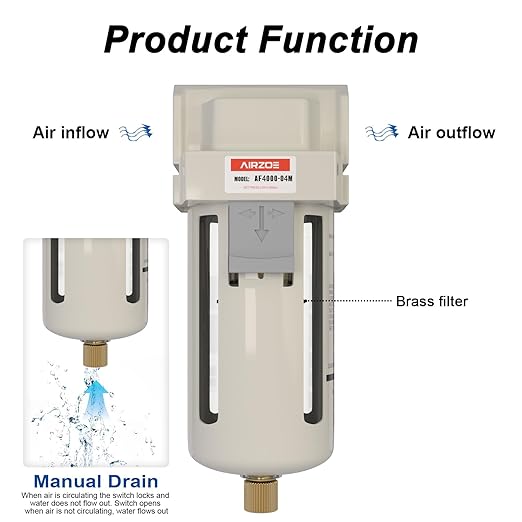 AIRZOE 1/2" NPT Air Dryer for Compressor