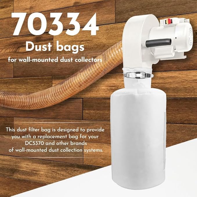 70334 Upgrade Dust Collector Filter Bags,