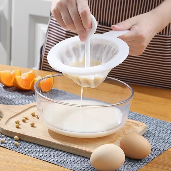 Kitchen Ultra-Fine Nylon Mesh Strainer I Filter Spoon Sieve