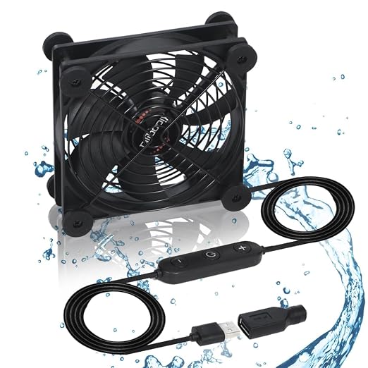 Quiet 120mm USB 5V/12V DC Fan