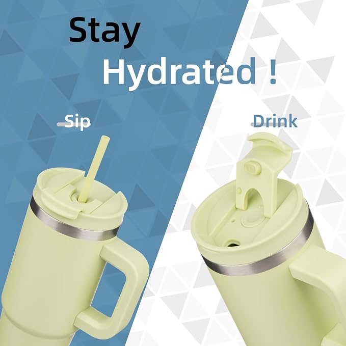 Konokyo 40 oz Insulated Tumbler Water Bottle