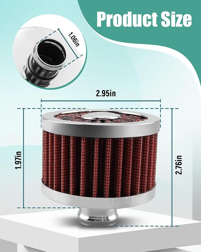 2PCS Car Air Filter Fit for Vehicles