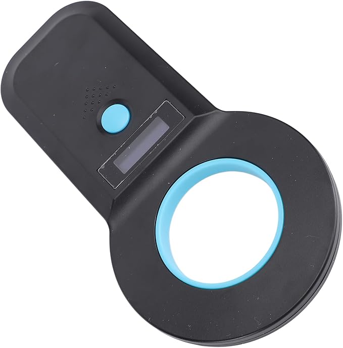 AUNMAS Pet Microchip Scanner, Double Frequency Mode 134.2KHz 125KHz EMID FDX B ISO11784 85, with 128 Data Storage Bluetooth USB C, for Animal Chip Reader