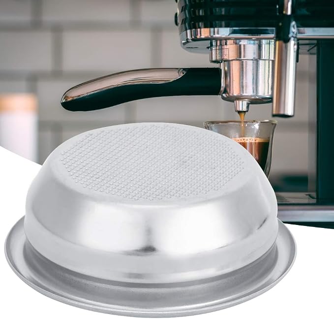 Coffee Filter Basket, 58mm Single Double Porous Filter Bowl Basket Semi