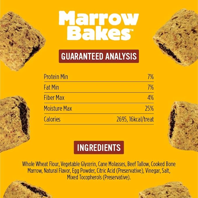 Blue Dog Bakery MarrowBakes Snacks | Small, Crunchy Beef Flavor Treat | Natural Healthy Dog Treats, 12 oz (Pack of 1)