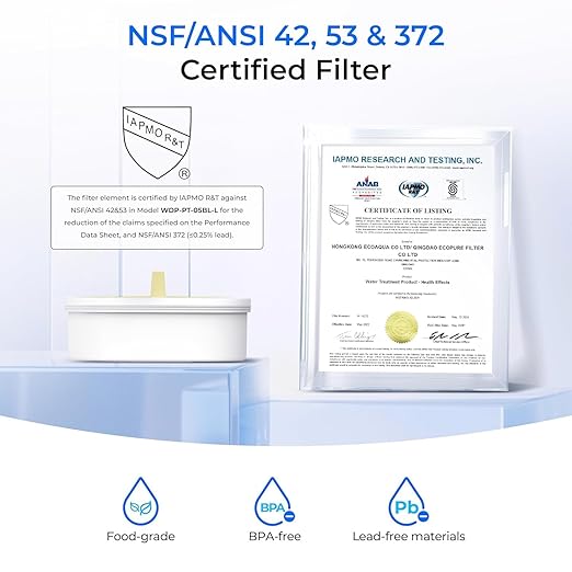 Waterdrop Glass Water Filter Pitcher