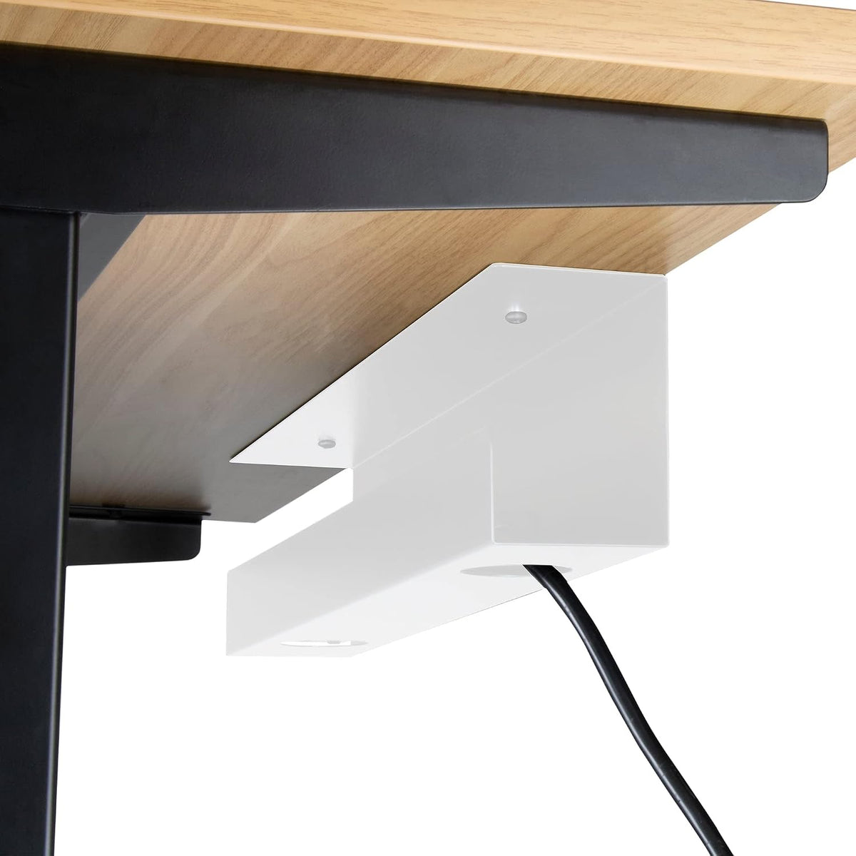 Progressive Automations Under Desk Cable Tray Organizer - White