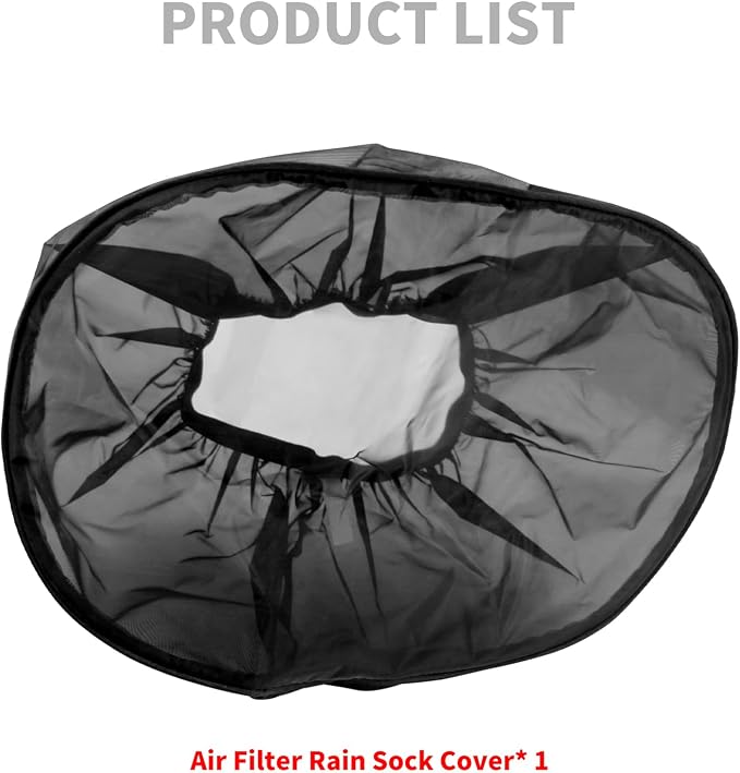 Waterproof Air Filter Rain Sock Motorcycle Dustproof Air Intake Protective