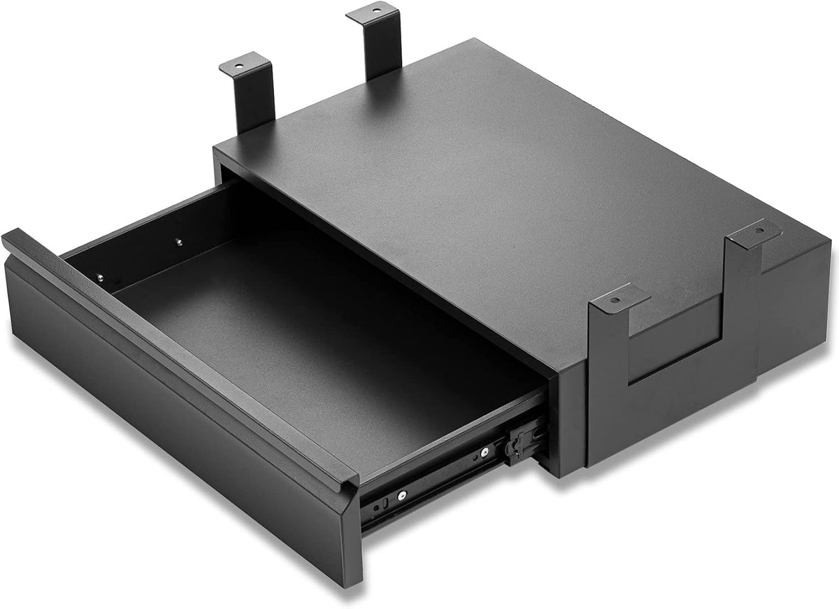 Under Desk Drawer 18”, Under Workbench Tool Storage Hanging Drawers