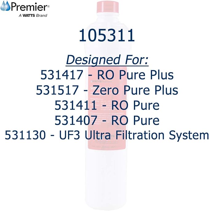 Watts Premier 105311 RO-4 RO-Pure UF3 Sediment Filter