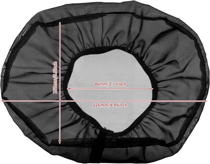 HDBUBALUS Motorcycle Air Filter Rain Sock Dustproof Protective Cover Fit