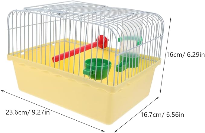 Kisangel Portable Bird Carrier Cage for Birds Travel Birdcage Stand Food Water Accessories for Parakeets and Lovebirds Construction