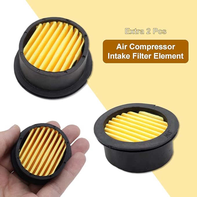 Pack of 2 Air Compressor Silencers